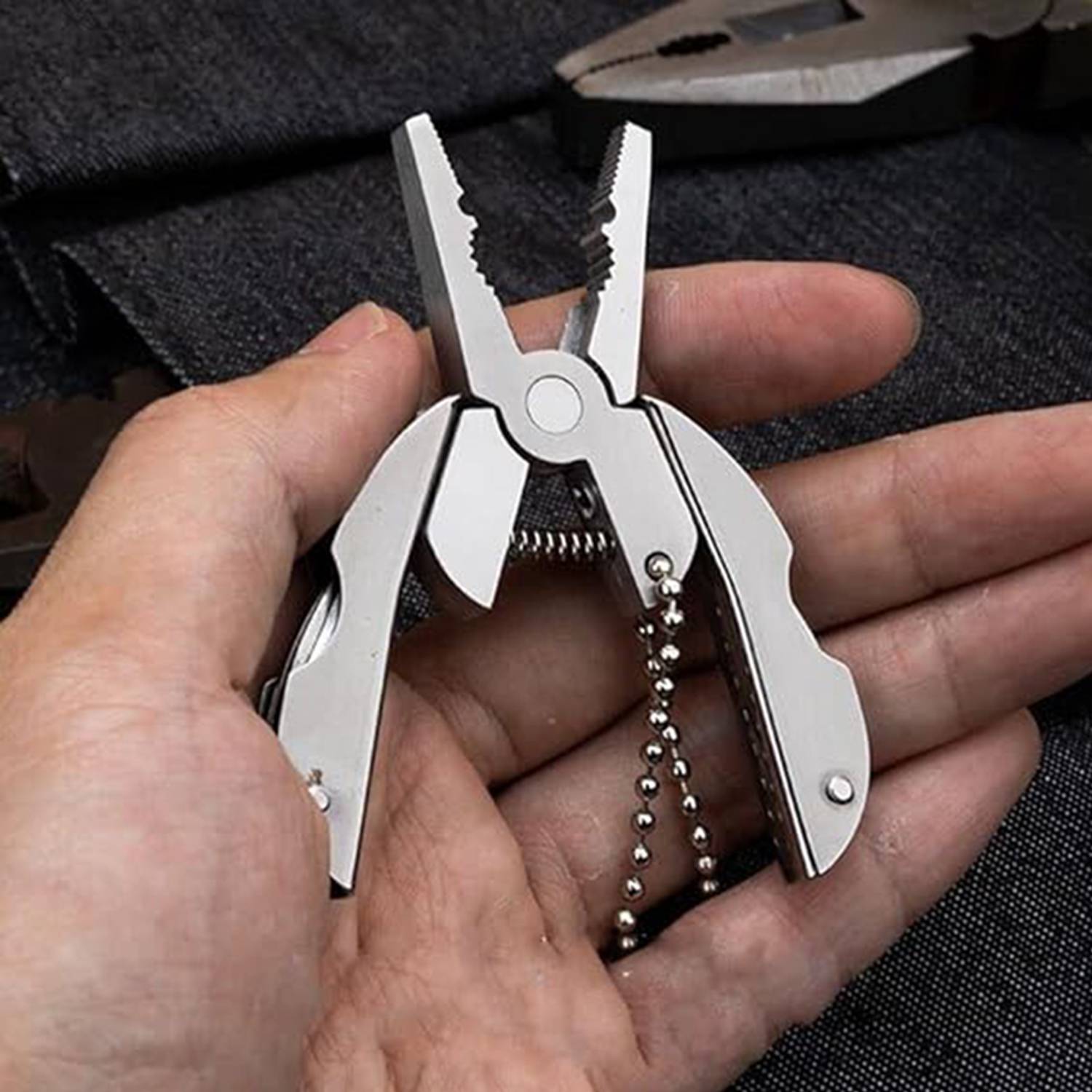 Mini Folding Muilti-Functional Plier Clamp 6