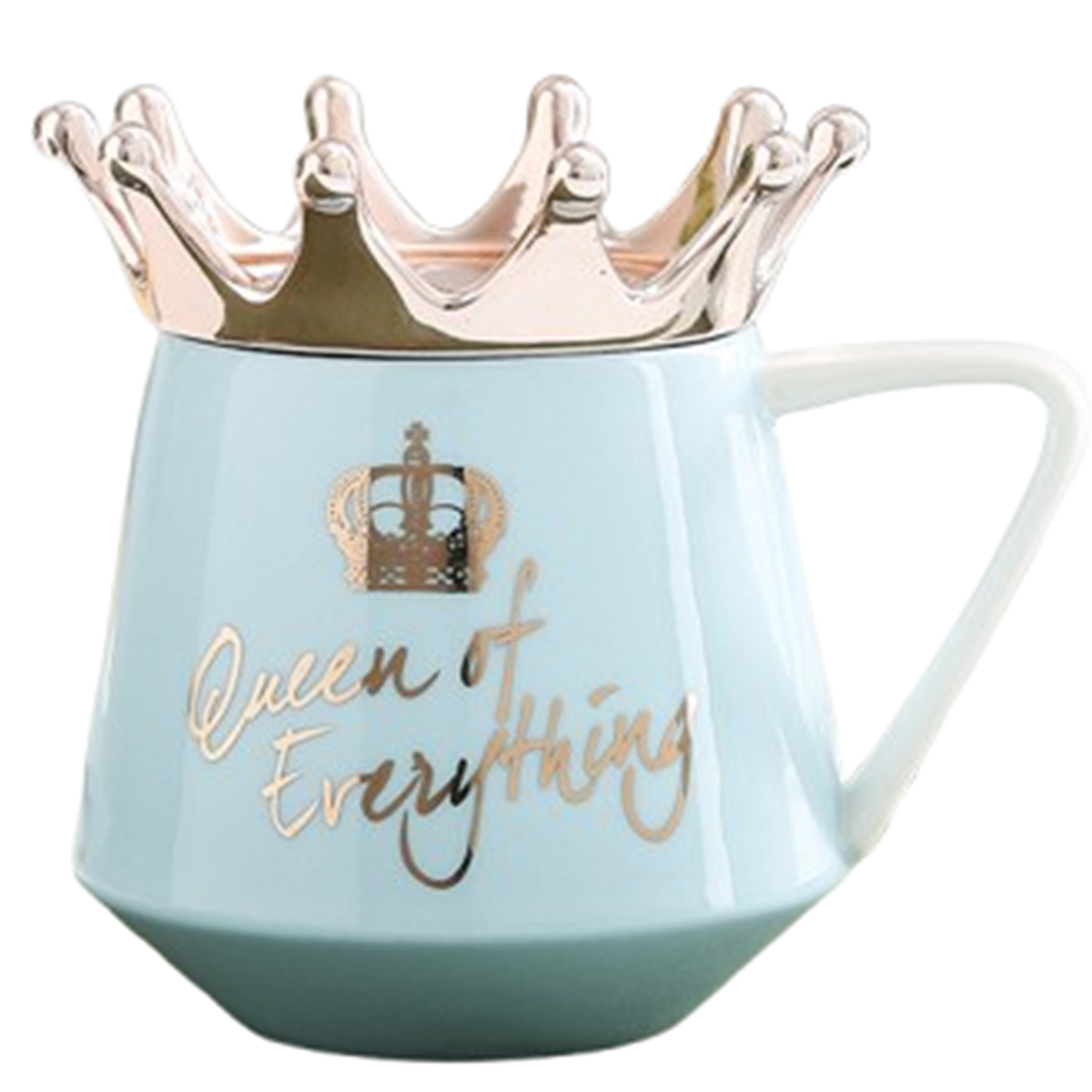 12oz Lead Free Crown Lid Ceramic Mug 4