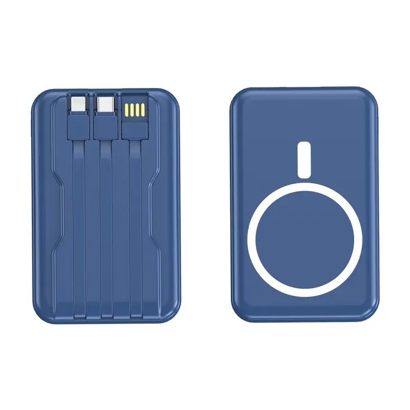 10000mAh Magnetic Power Bank w/ Cable & 15W Wireless Charger 8