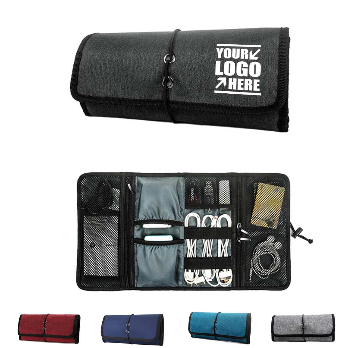 Small Electronics And Accessories Travel Case Organizer 3