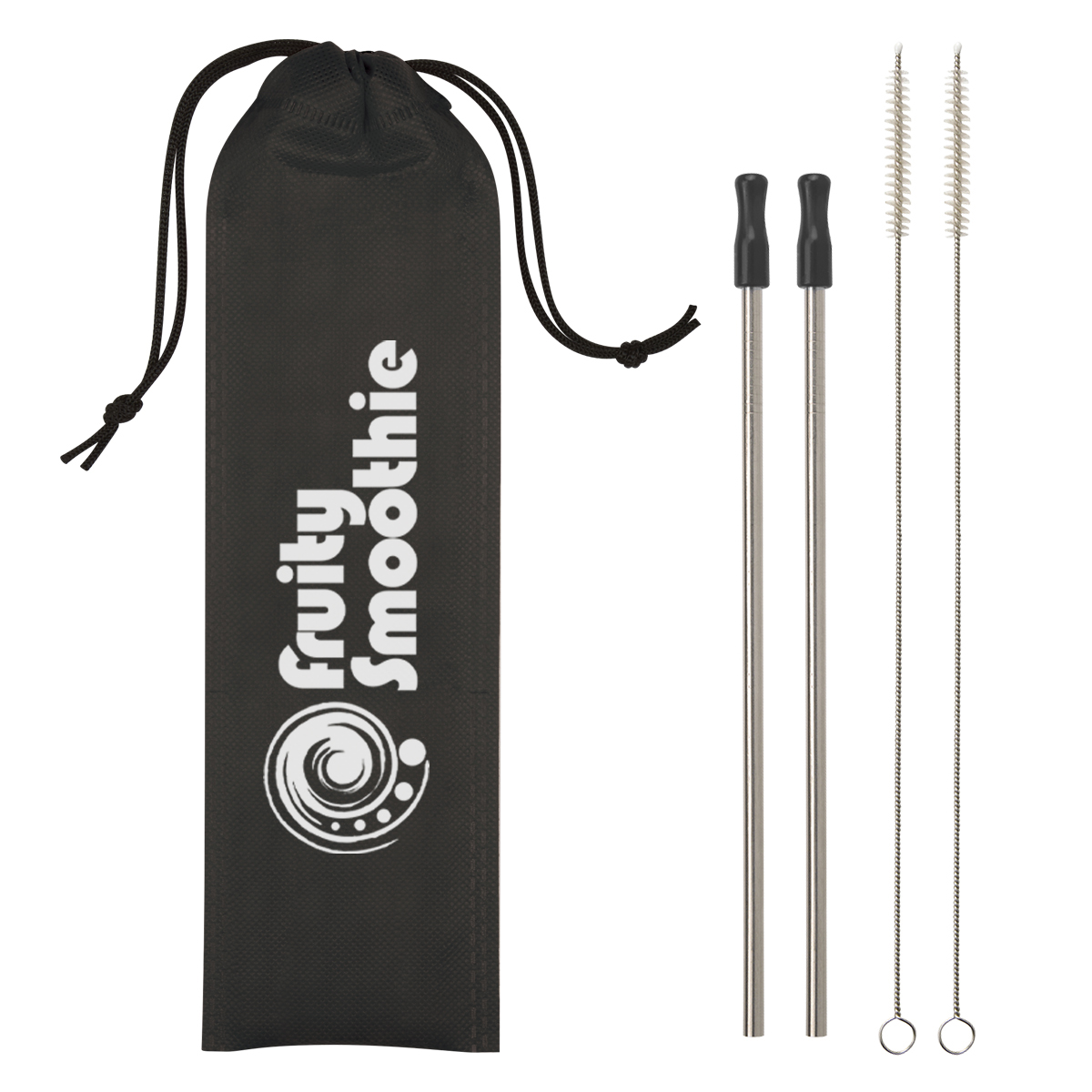 2-Pack Stainless Steel Straw Kit 1