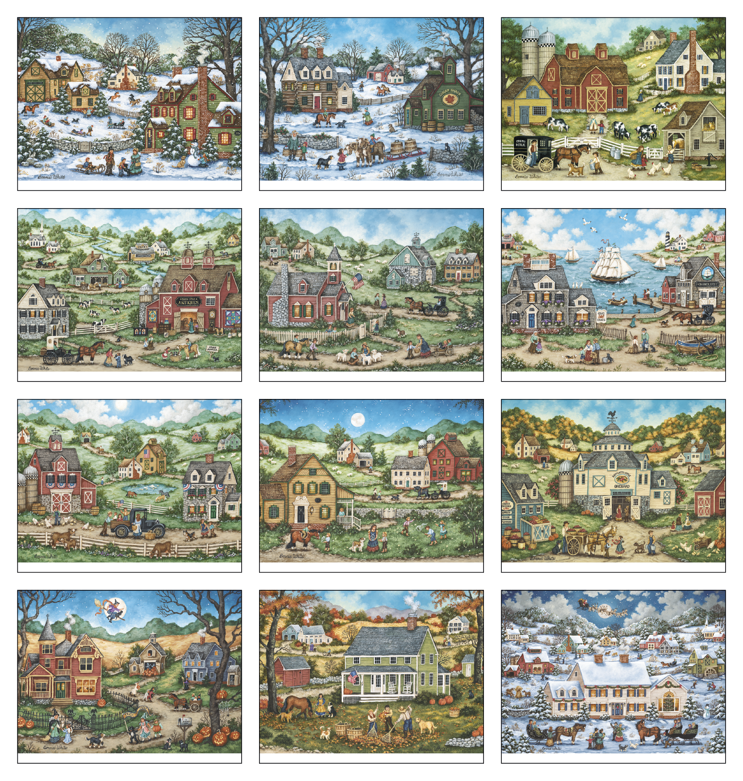 Triumph® Calendars Folk Art Calendar 19