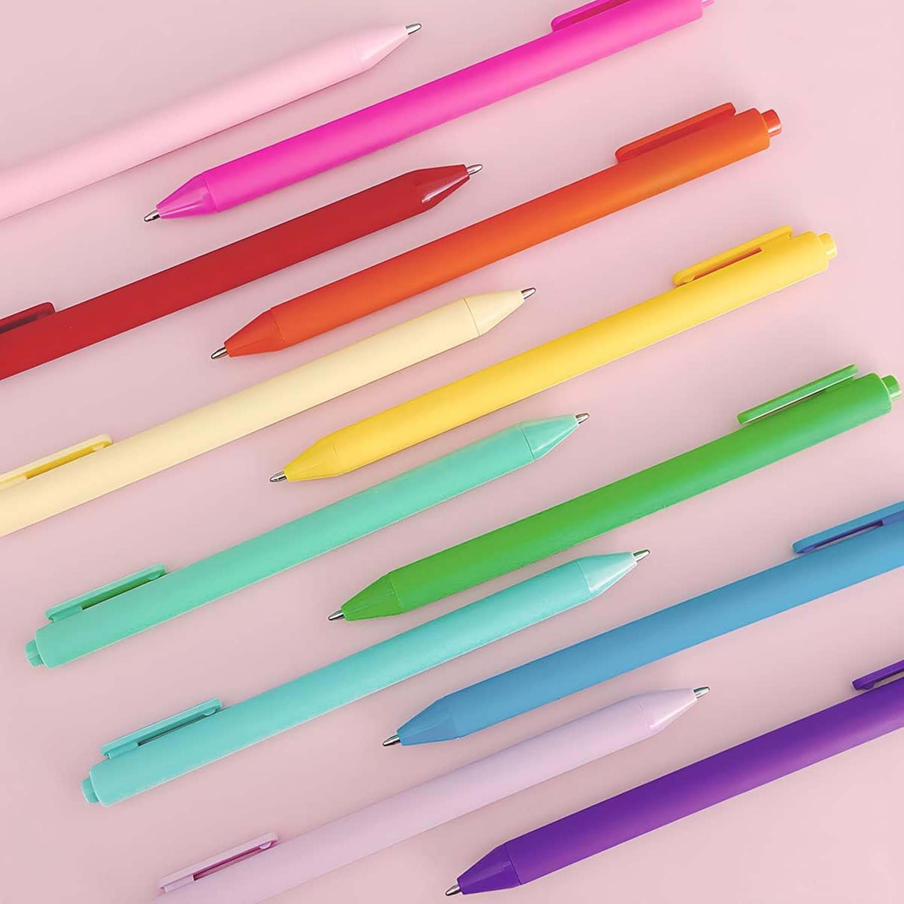 Retractable Black Ink Gel Pens 5
