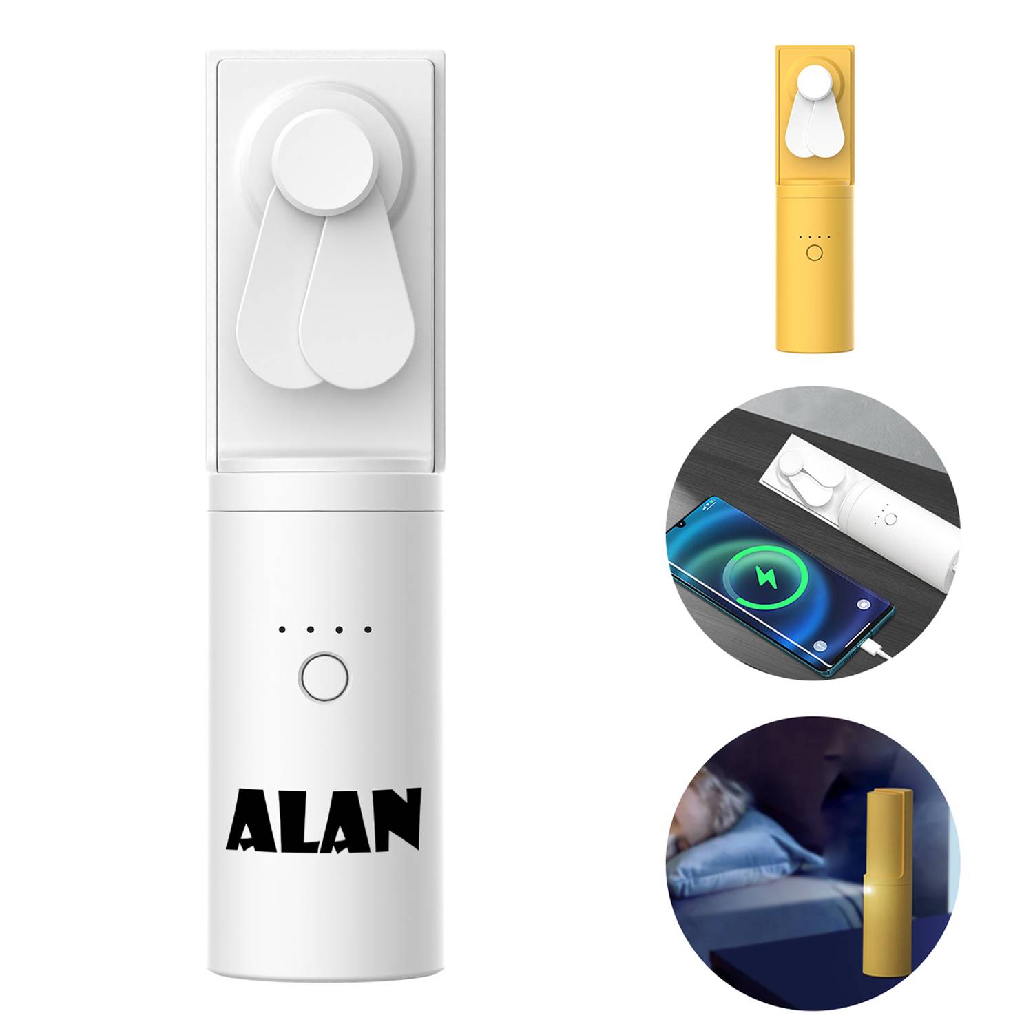 Foldable power bank small fan 9