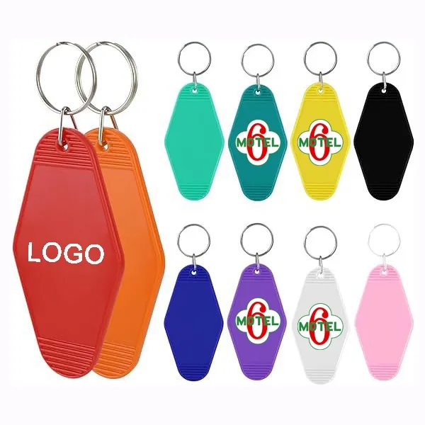 Old Style Motel Key Chains 9
