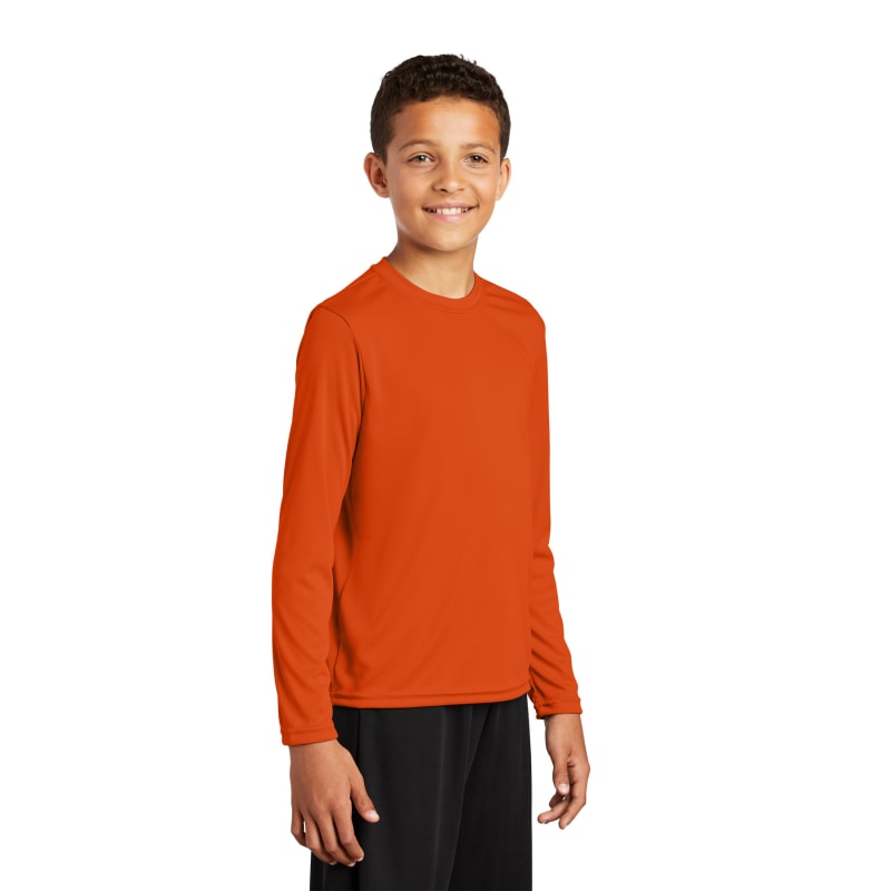 Sport-Tek Youth Long Sleeve PosiCharge Competitor Tee. 17