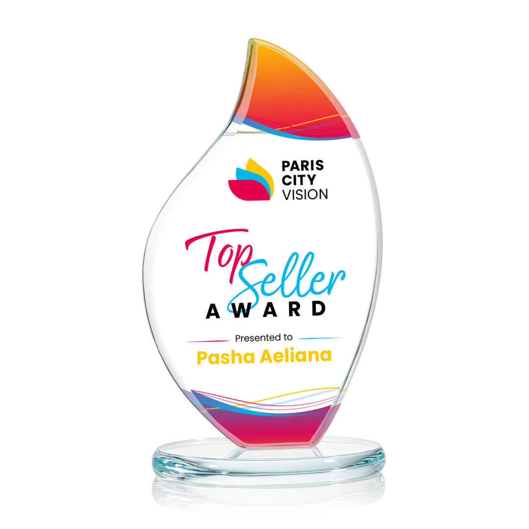 Odessy Flame VividPrint™ Award - Clear 4