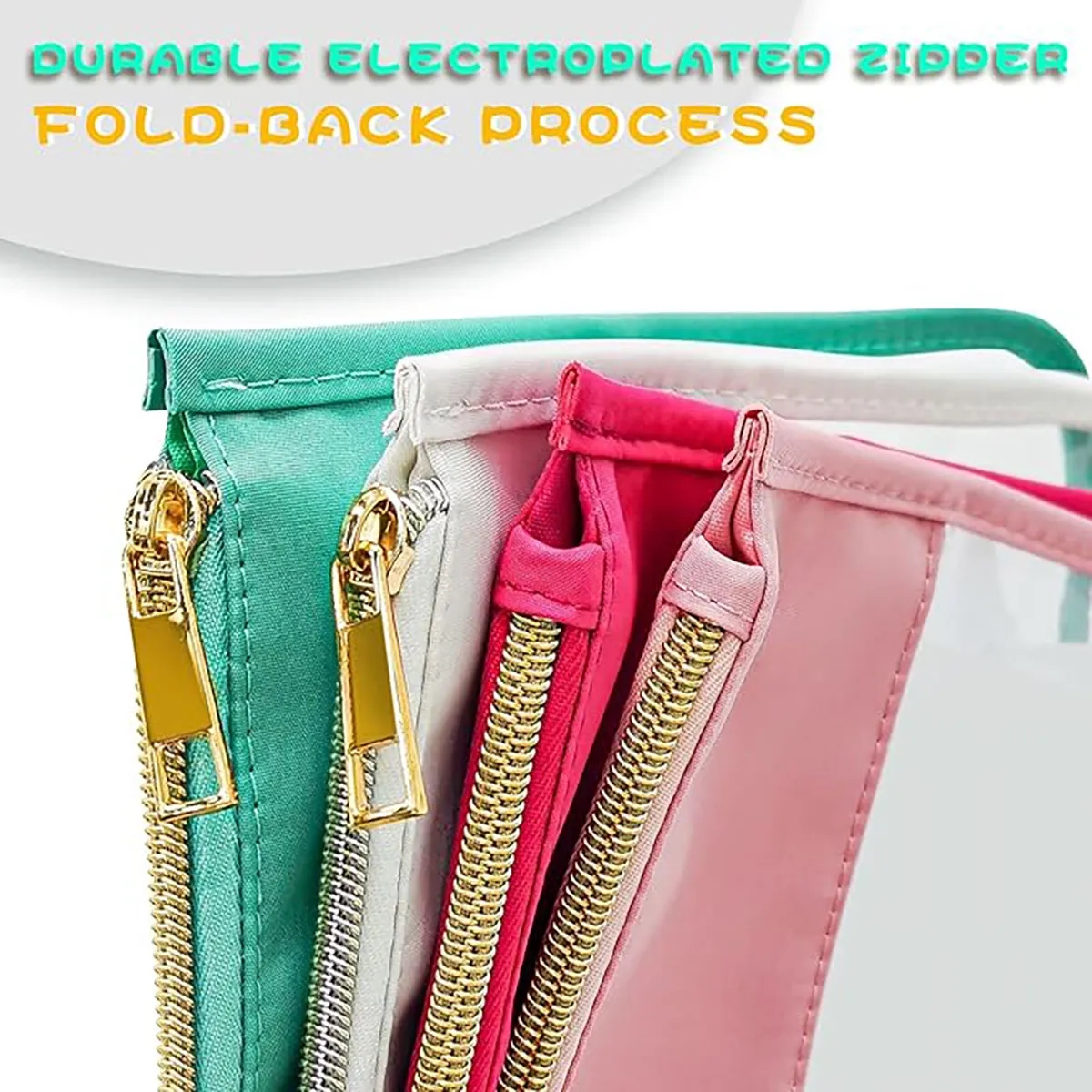 Branded Clear Makeup Waterproof Toiletry Cosmetic Bag 5