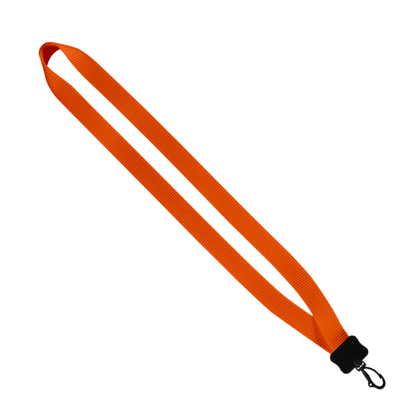 3/4" Smooth Nylon Lanyard with Plastic Clamshell & Swivel Snap Hook 7