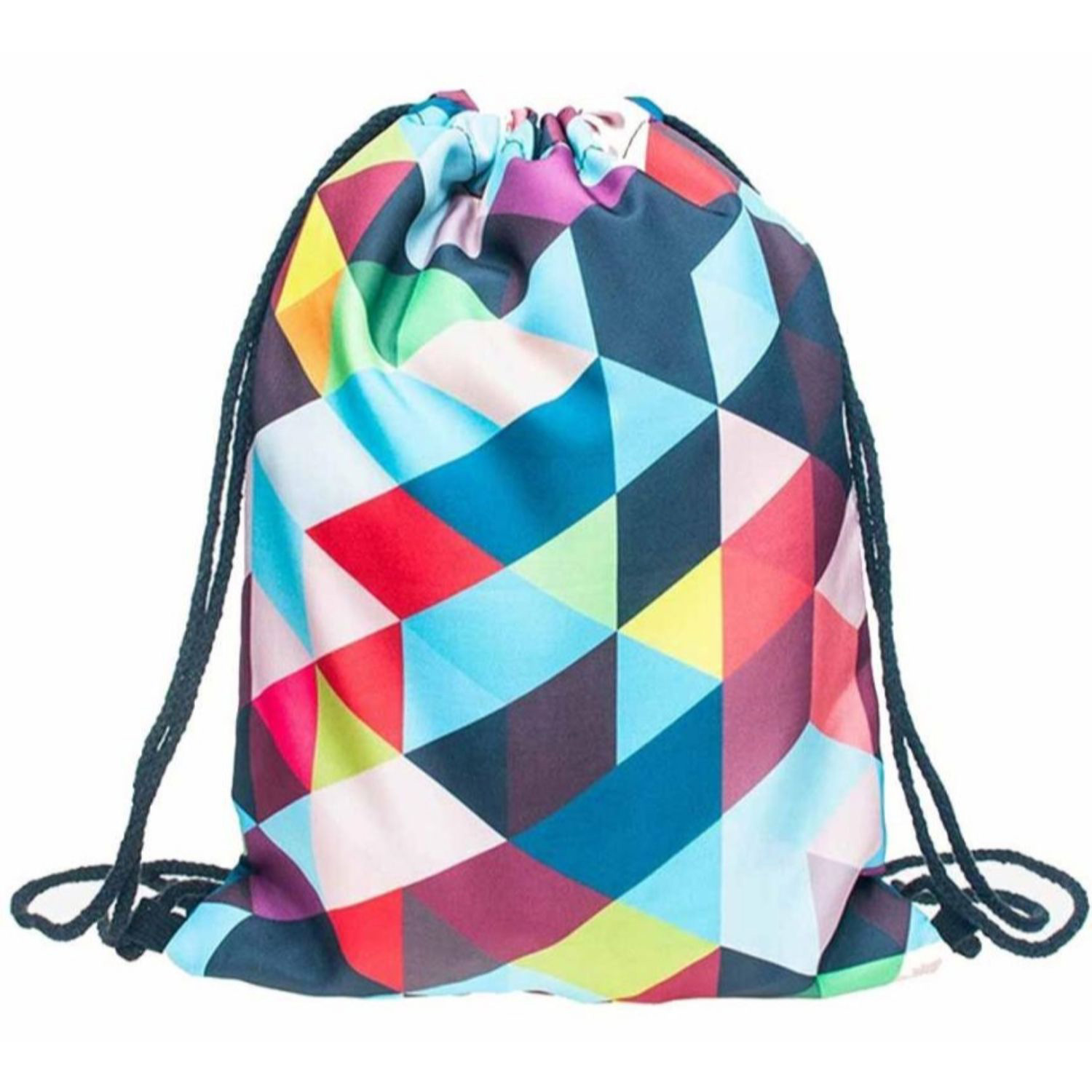 Rock'it 3-Day Premium 210D Sublimated Drawstring Cinch Up Backpack (15" x 18") 3