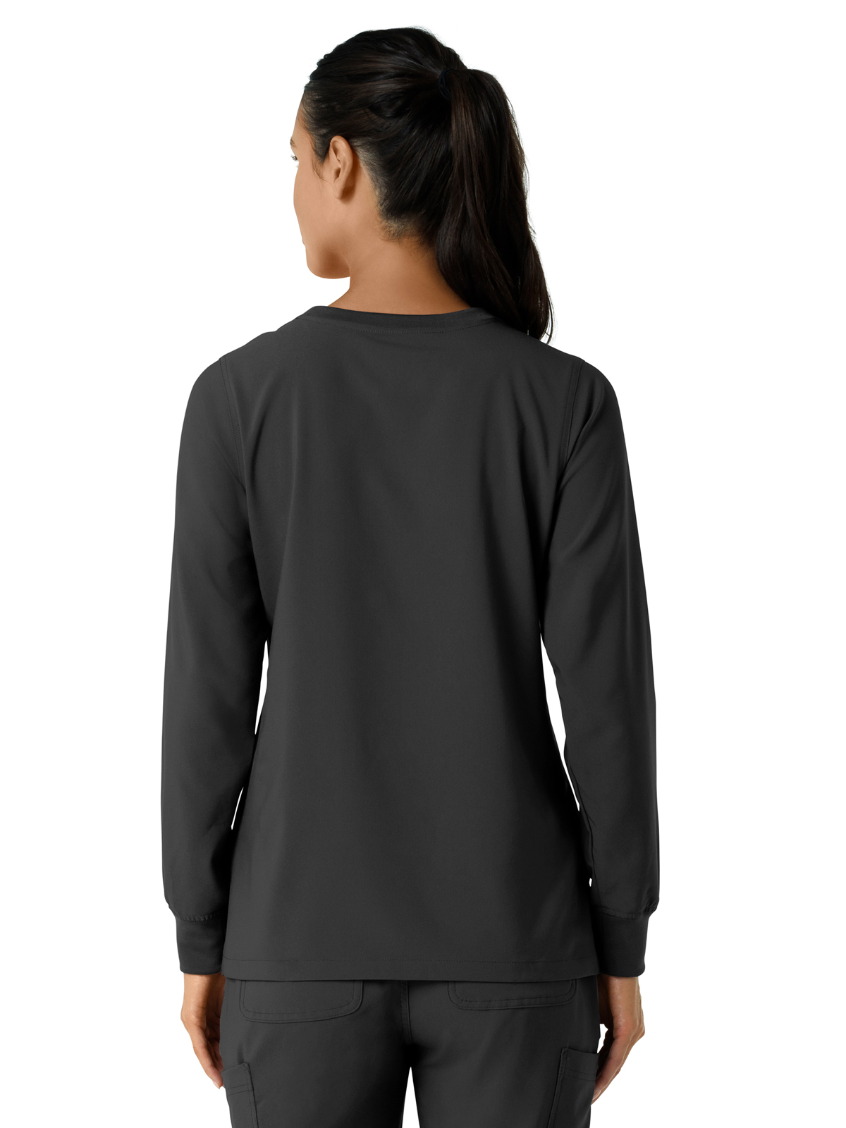 Carhartt Scrubs - Women's One-Pocket Crew Neck Long Sleeve Scrub Top 4