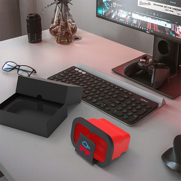Retractable Virtual Reality Glasses w/Gift Box 3