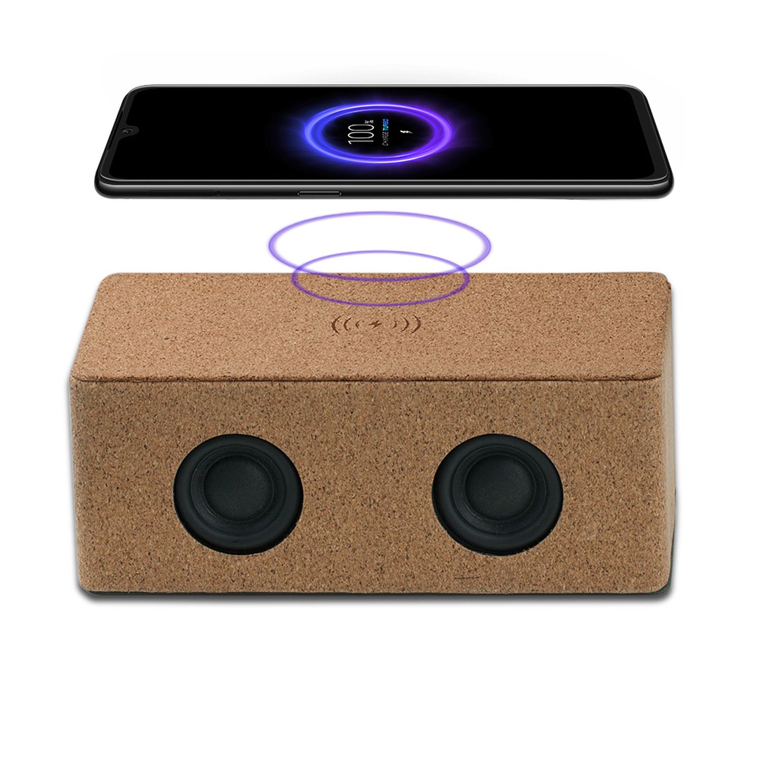 Eco-Friendly Cork Bluetooth Speaker & Wireless Charger 1