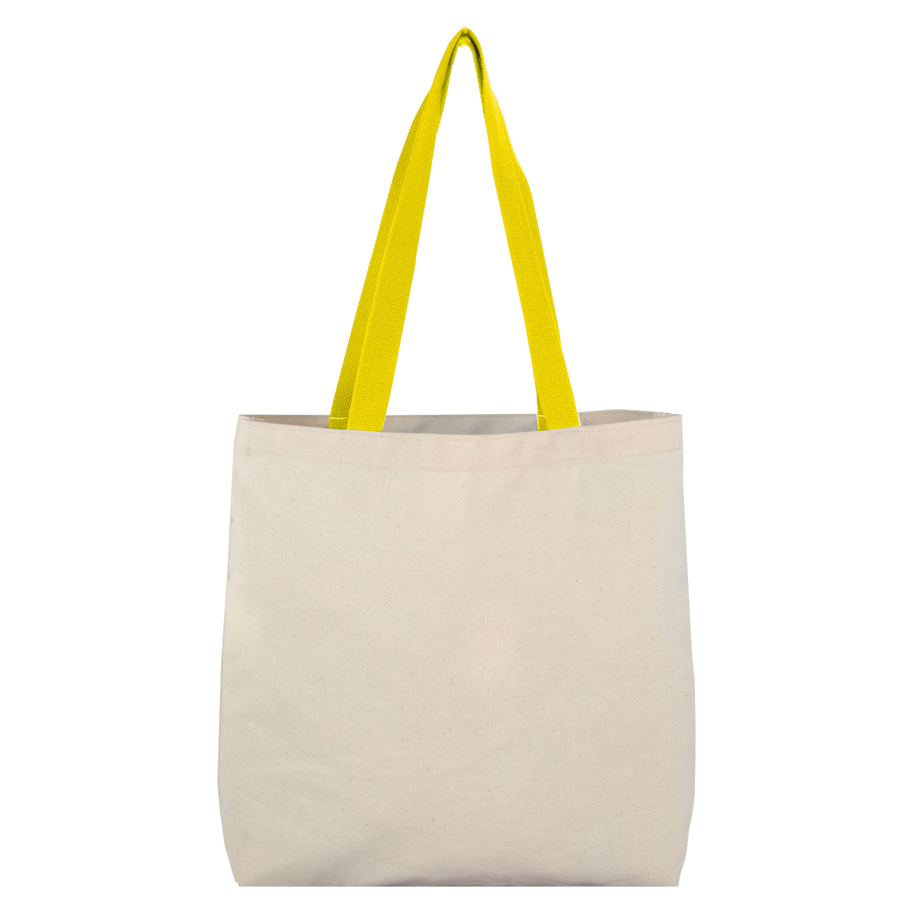 8 Oz Cotton Tote Bag with Contrast Color Web Handles 13