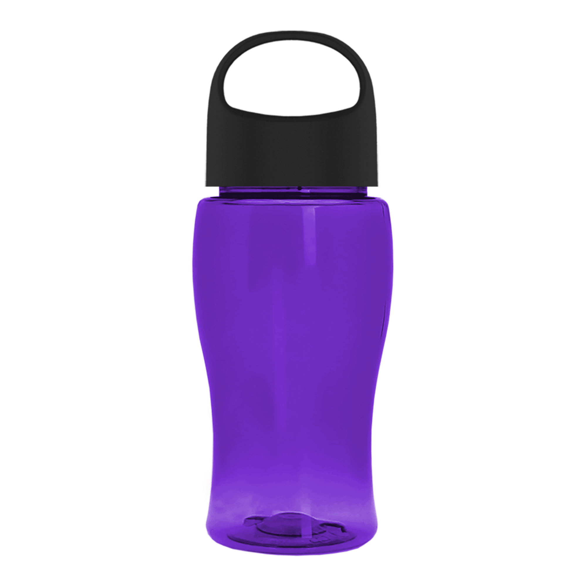Poly-Pure Jr. - 18 oz. Transparent Bottle with Oval Crest 9