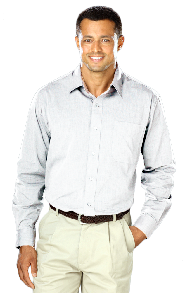 Men's L/S Crossweave Shirt 2