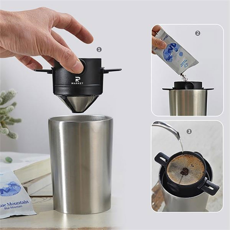 Stainless Steel Slow Drip Coffee Filtermade of the highest quality stainless steel 3