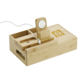 Bamboo Fast Wirelsss Charging Dock Station 14