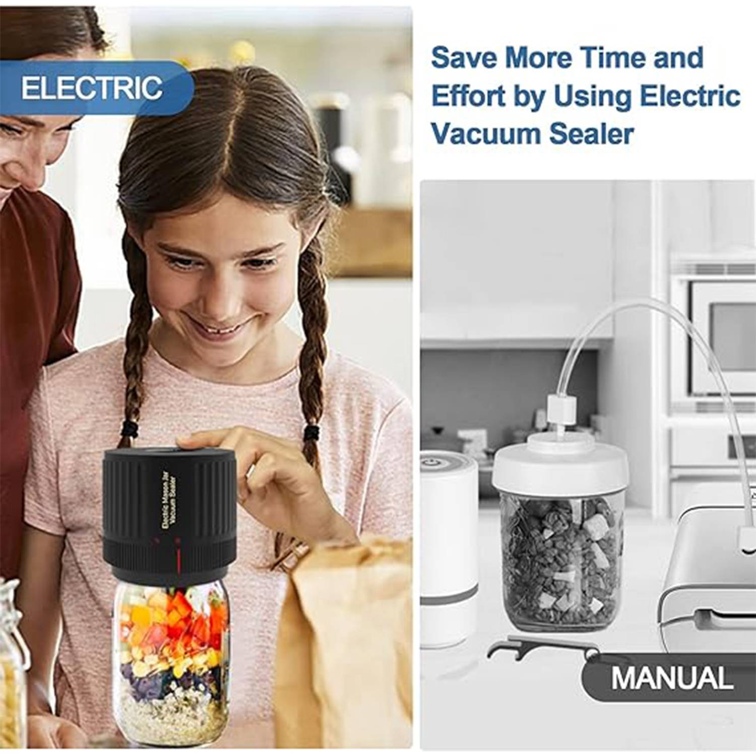 Electric vacuum sealing machine set 5