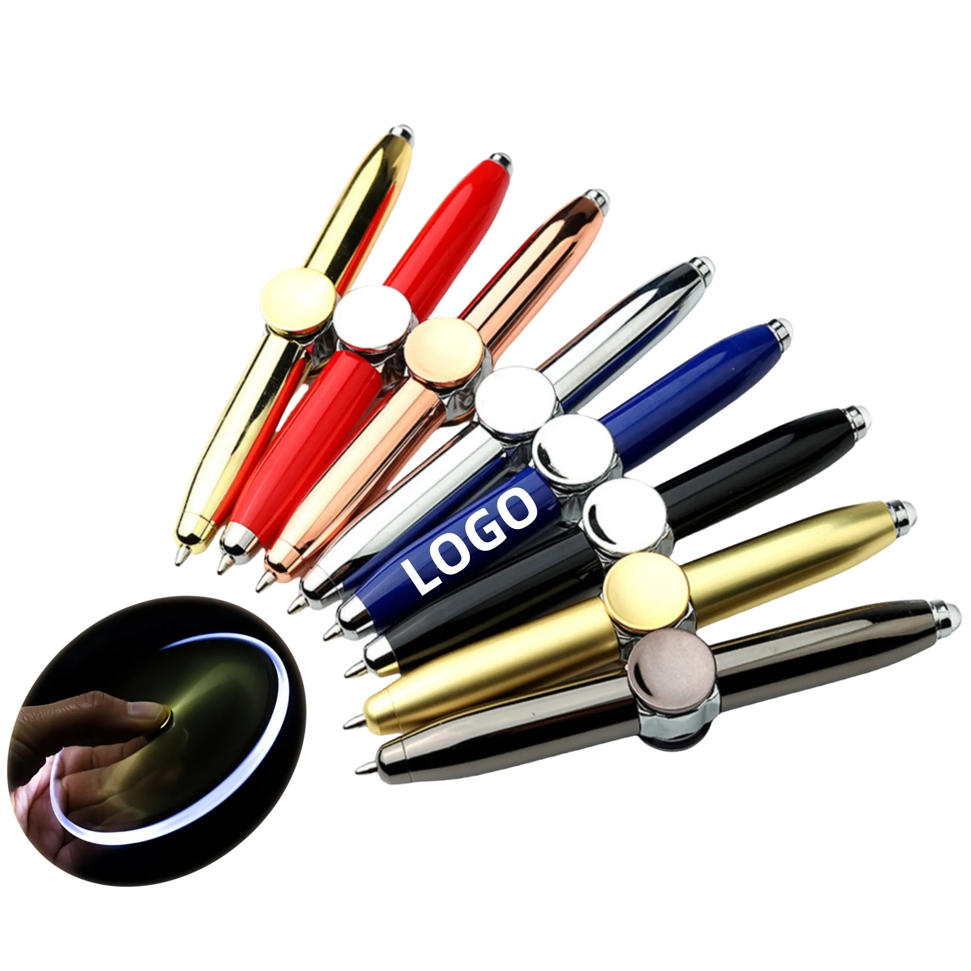 Cool LED Fingertip Spinning Pen 5