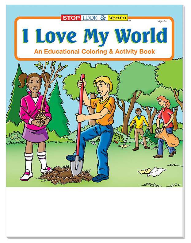COLORING BOOK - I Love My World Coloring & Activity Book 3