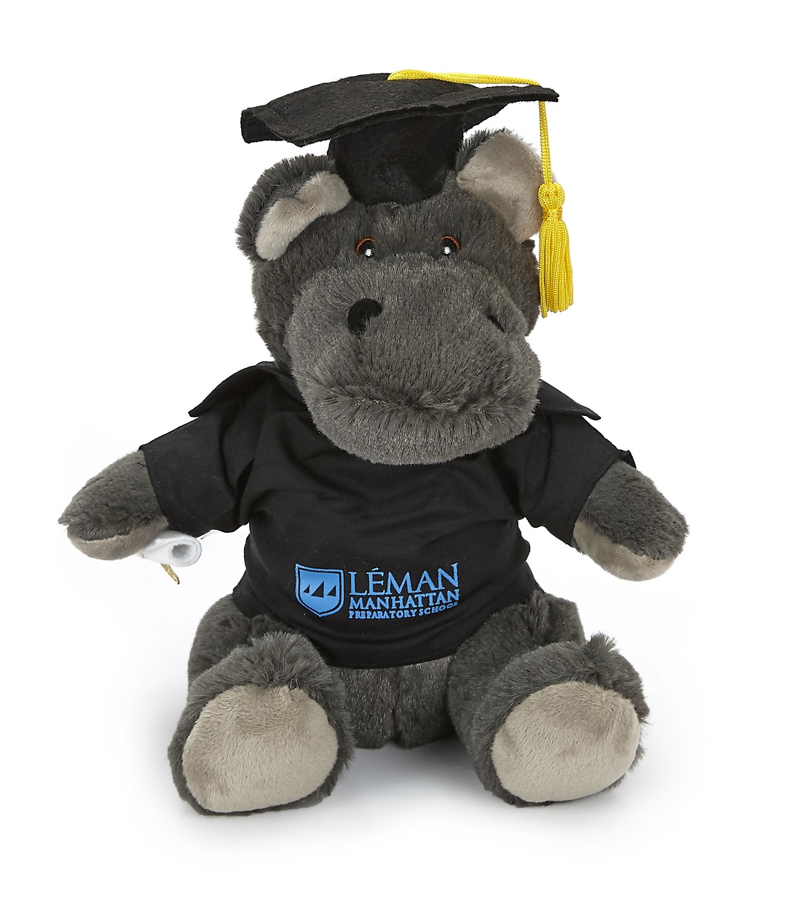 Extra Soft Style 10" Hippo with Graduation Uniform 2