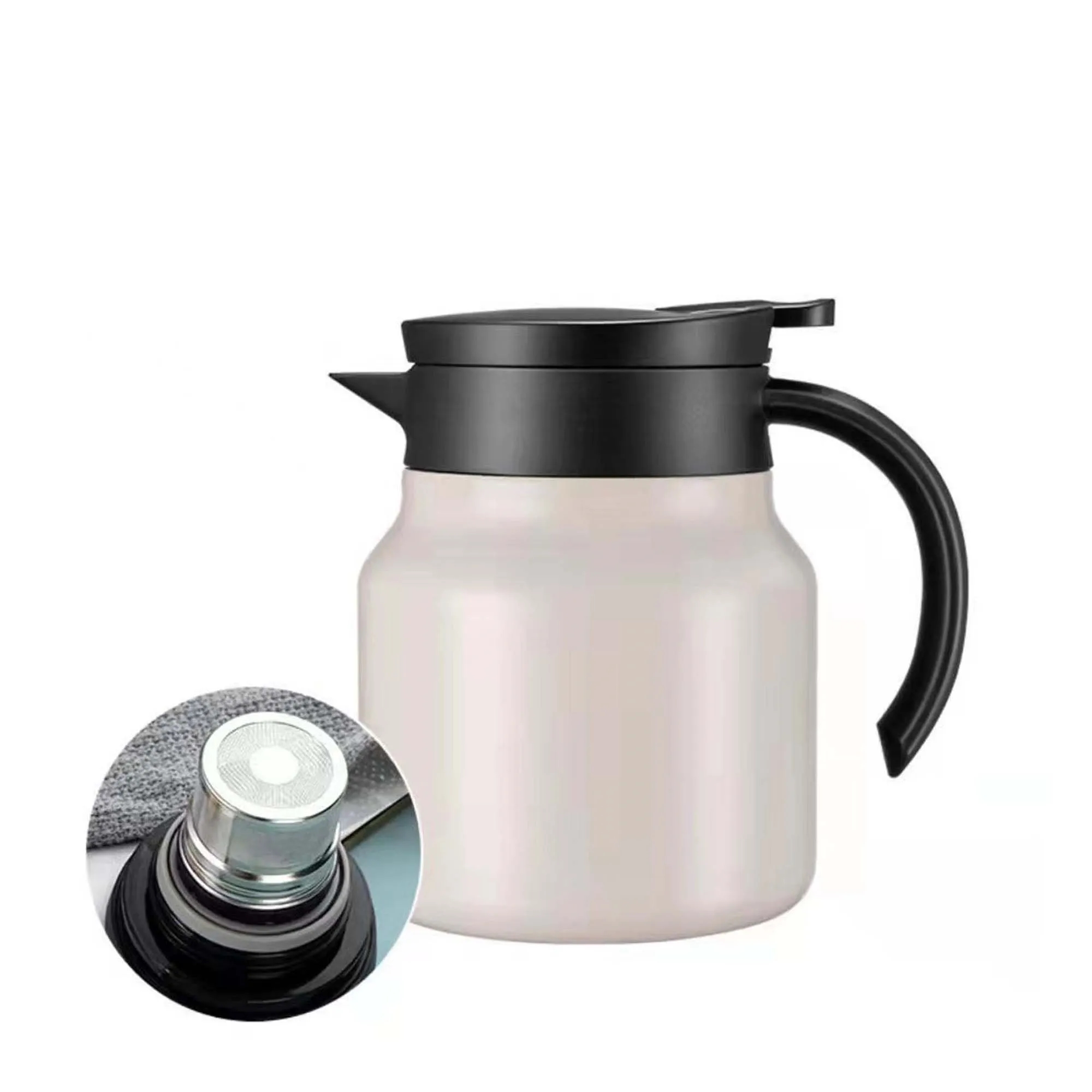 MOQ10 Double Wall Insulated Stainless Steel Coffee Press Mak 5