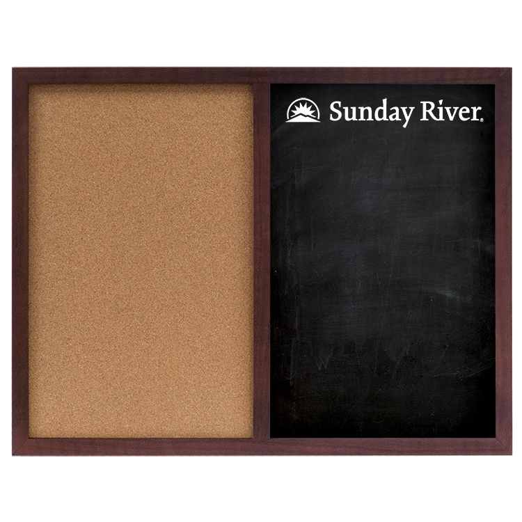 Oak Frame Combination Board 30" x 23"