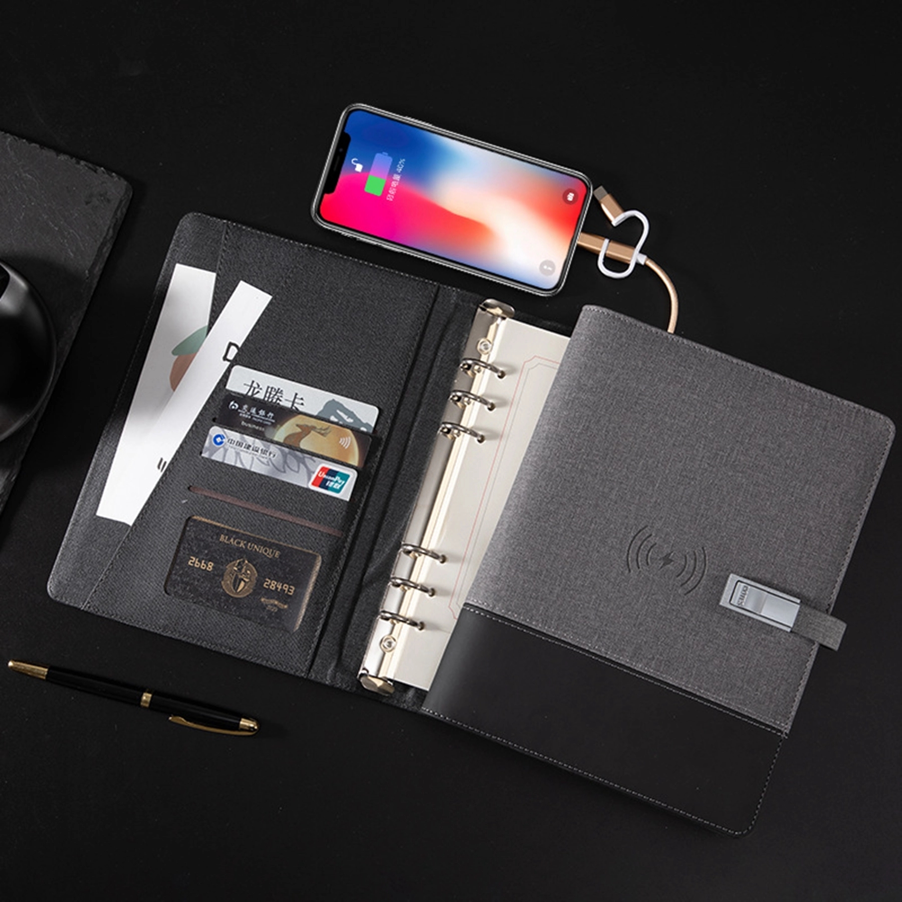 Diary Book With 6000mAh Powerbank And 16G Flash Driver 2