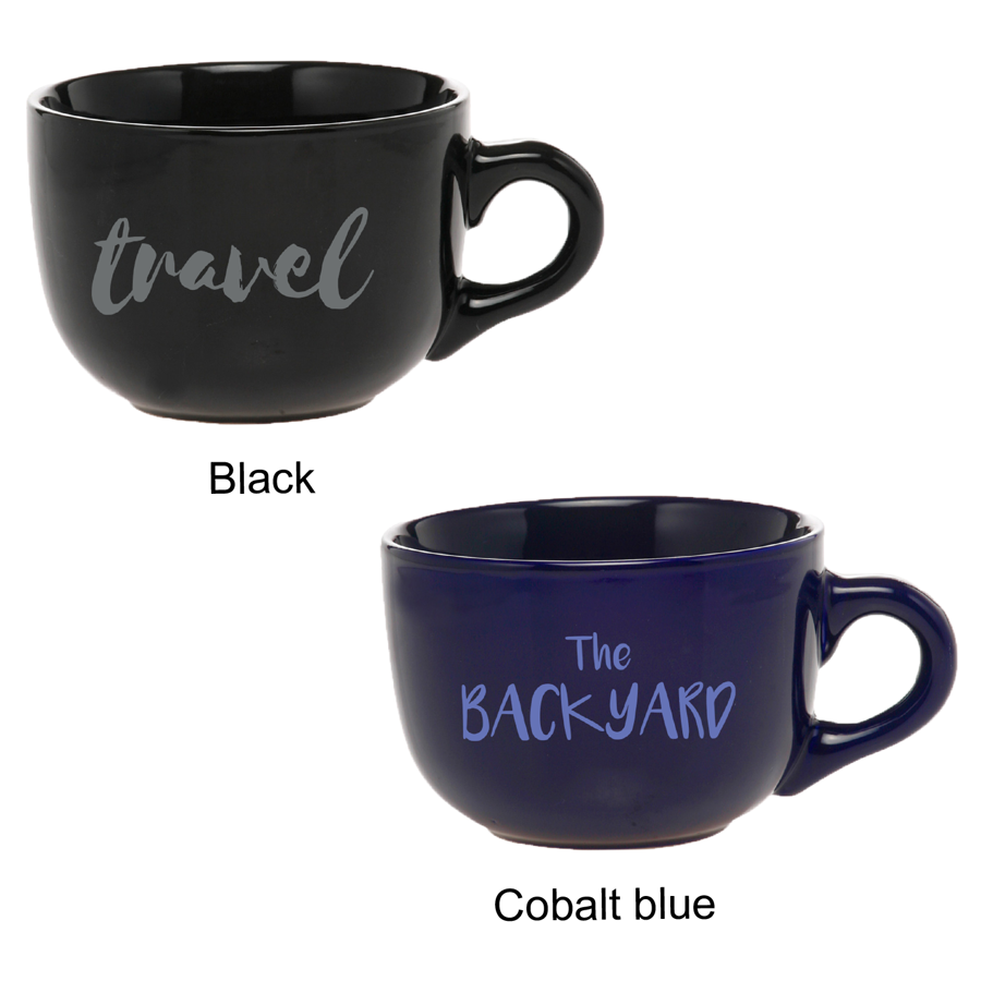 18 oz. Ceramic Cappuccino Custom Mug 13