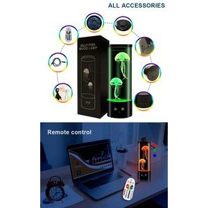 LED Atmosphere Light Lamp Aquarium Jellyfish Lava Lamp LED Atmosphere Light Lamp Aquarium Jellyfis 1
