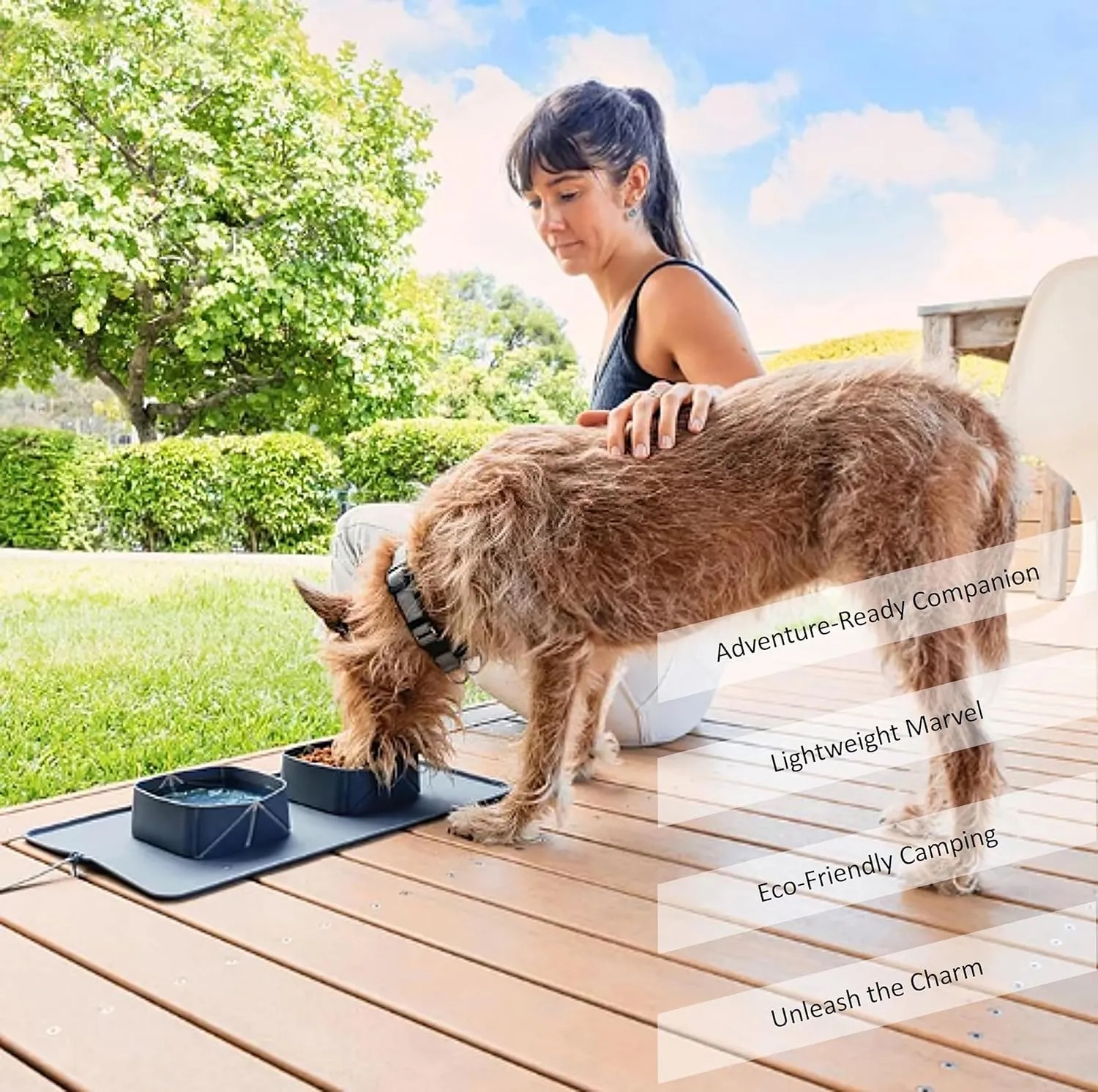 Foldable Non-Slip Silicone Pet Bowl 6