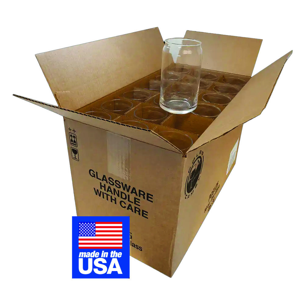BEER CAN GLASS 16 OZ. (Made in the USA) 5