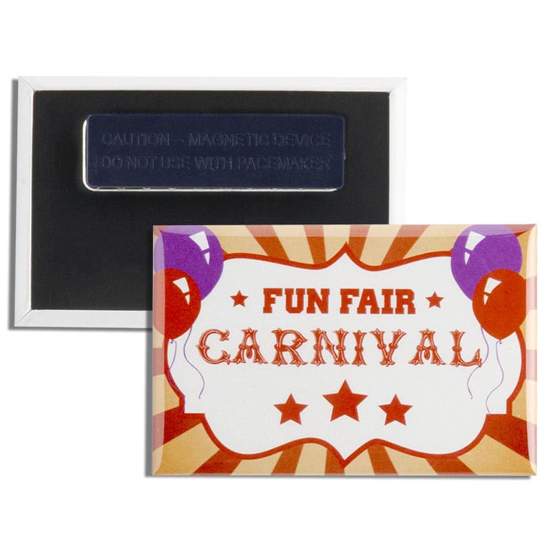 2 X 3 Inch Rectangle Wearable Clothing Magnet Buttons 13