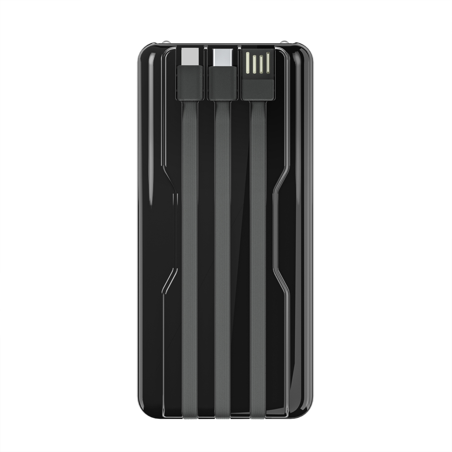 10,000mAh Power Bank With Built-In Charging Cables 7