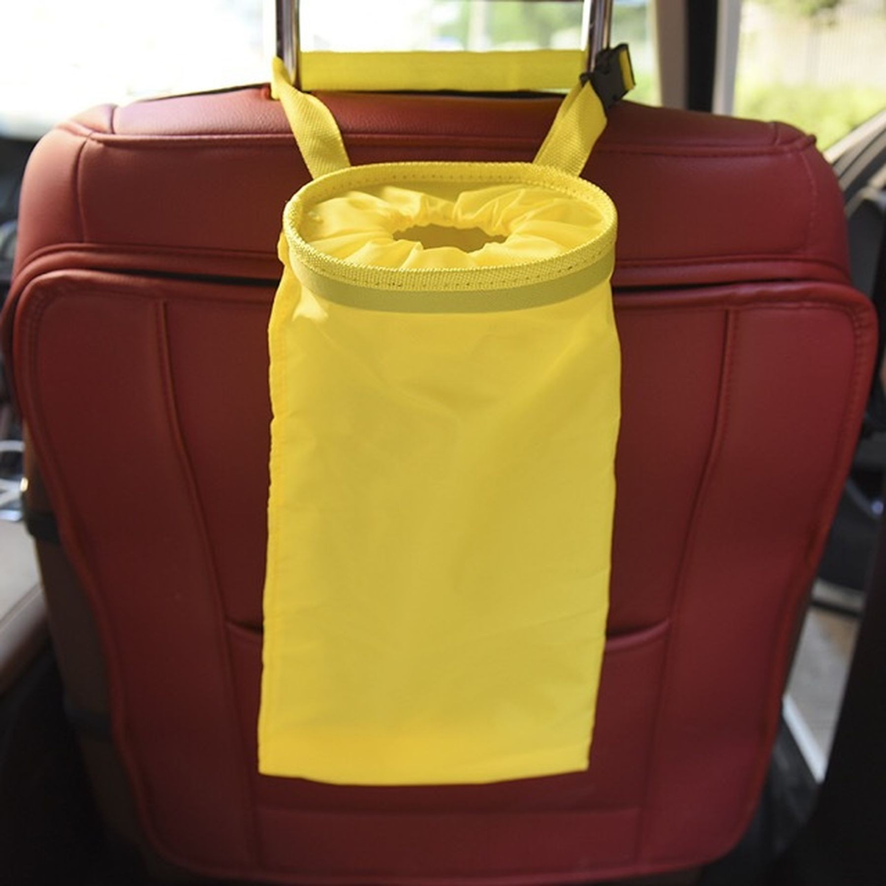 Waterproof Car Trash Can Back Seat Hanging Garbage Bag 9