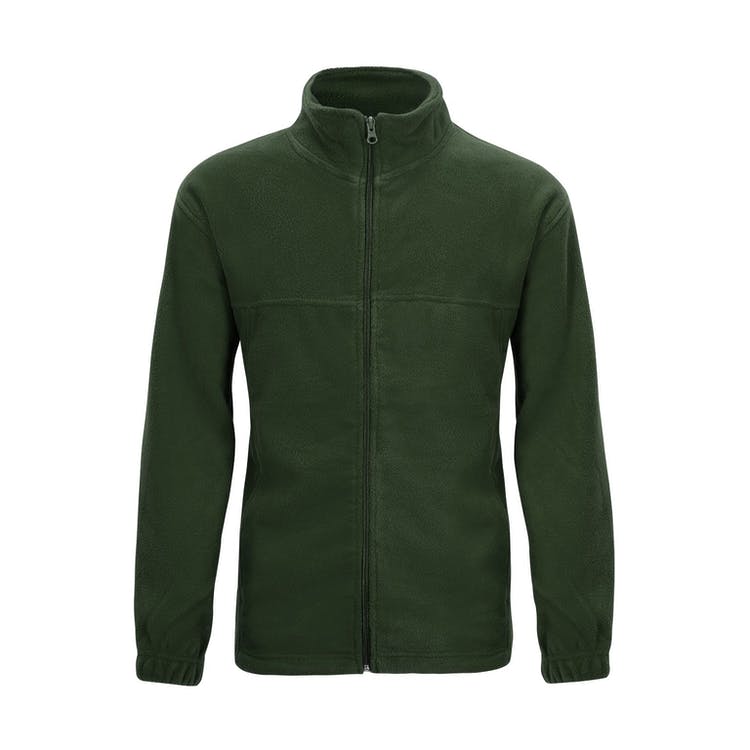 Youth Fleece Jackets - 18/20 (XL) Hunter Green Full Zip 1