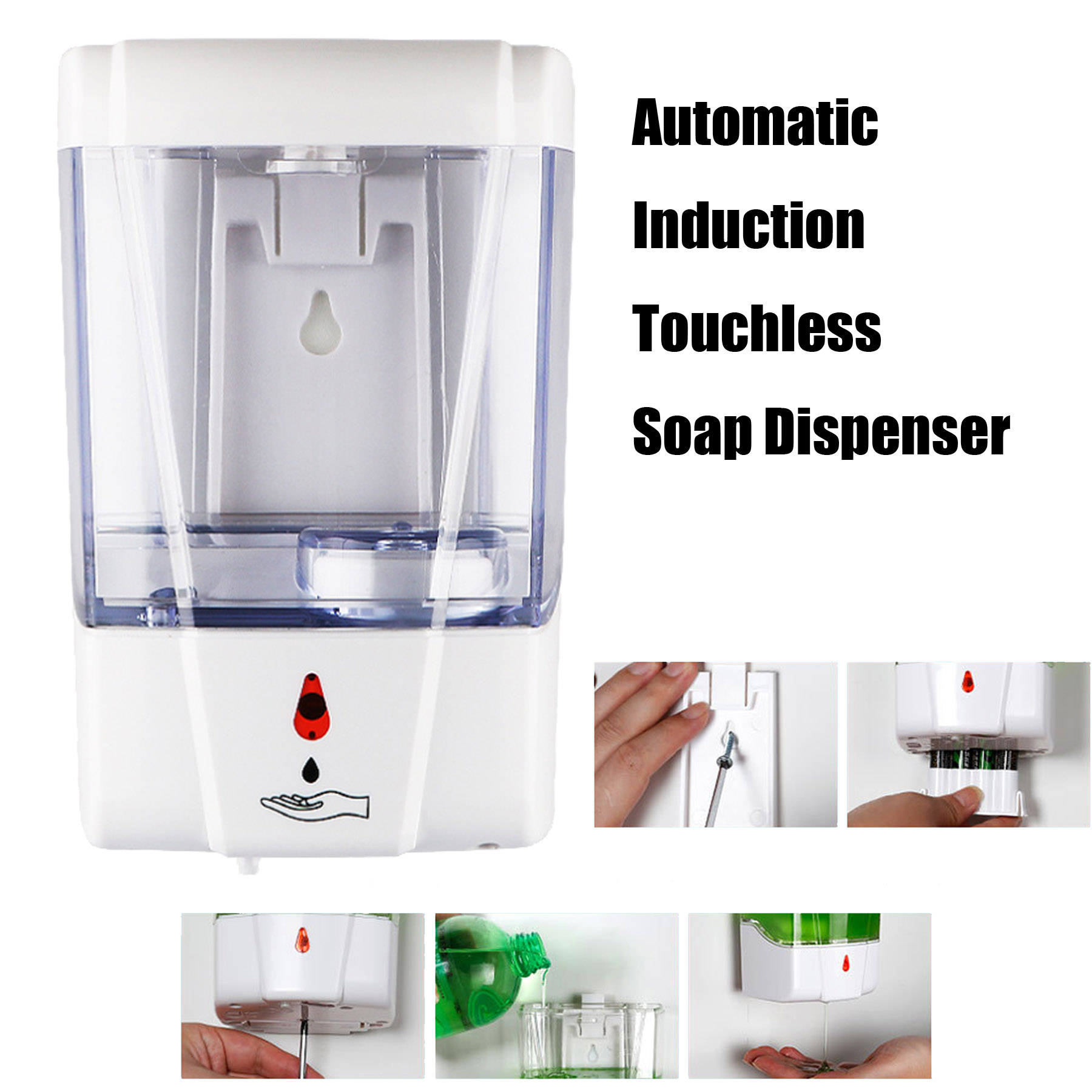 Contactless Inductive Automatic Soap Dispenser 700ml 1