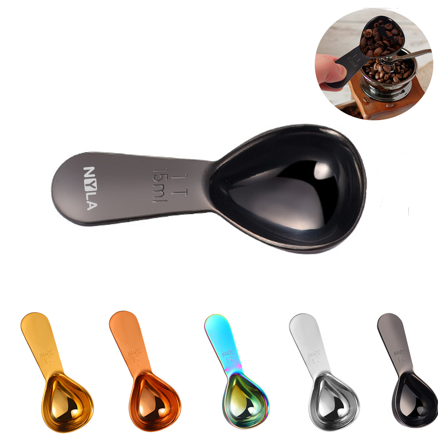 Stainless Steel Coffee Measuring Scoop 3