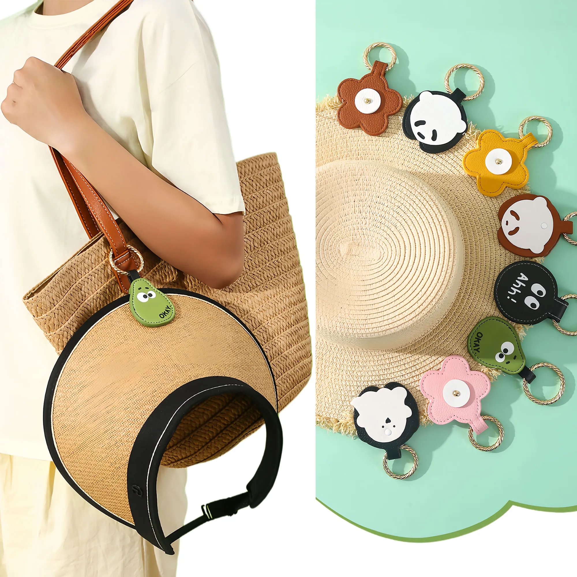 Cute Magnetic Hat Clip Portable Anti Loss Storage 4