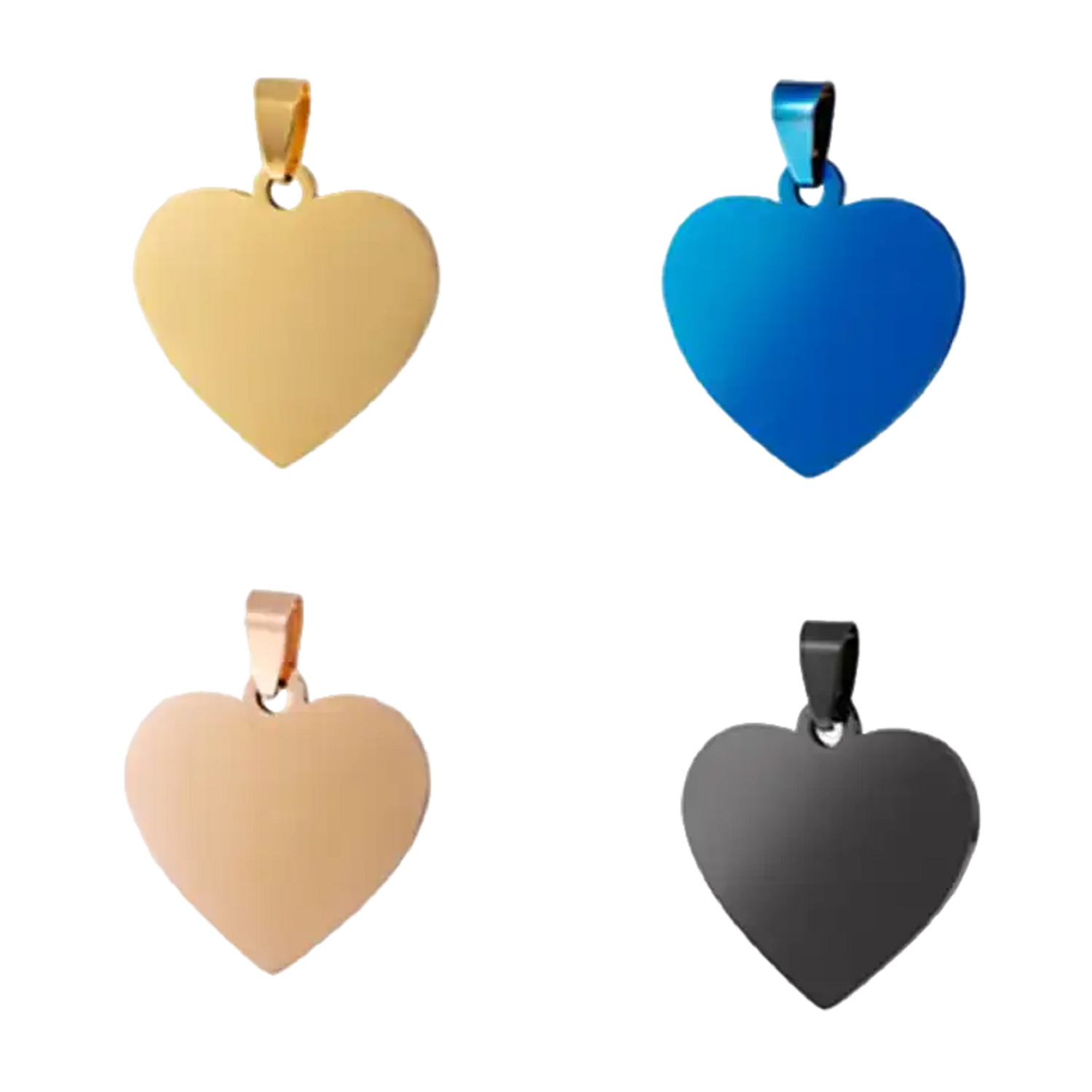Heart Style Stainless Steel Pet Tag 3