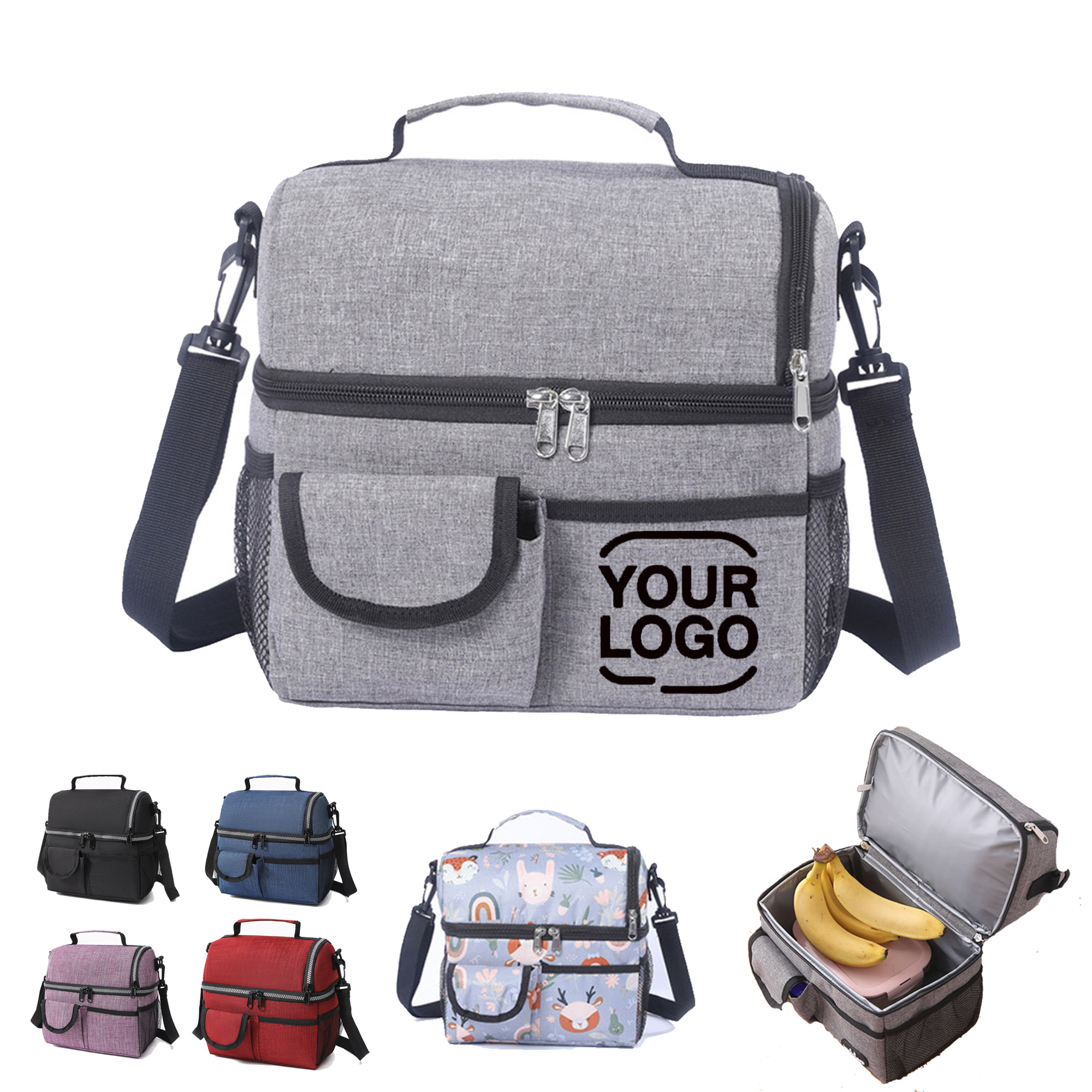 8L Double Compartment Lunch Bag 4