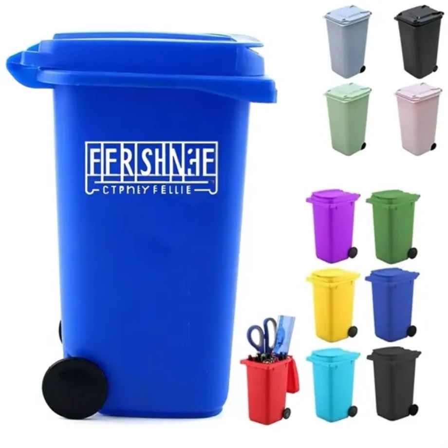 Mini Trash Bin Pen Holder 2