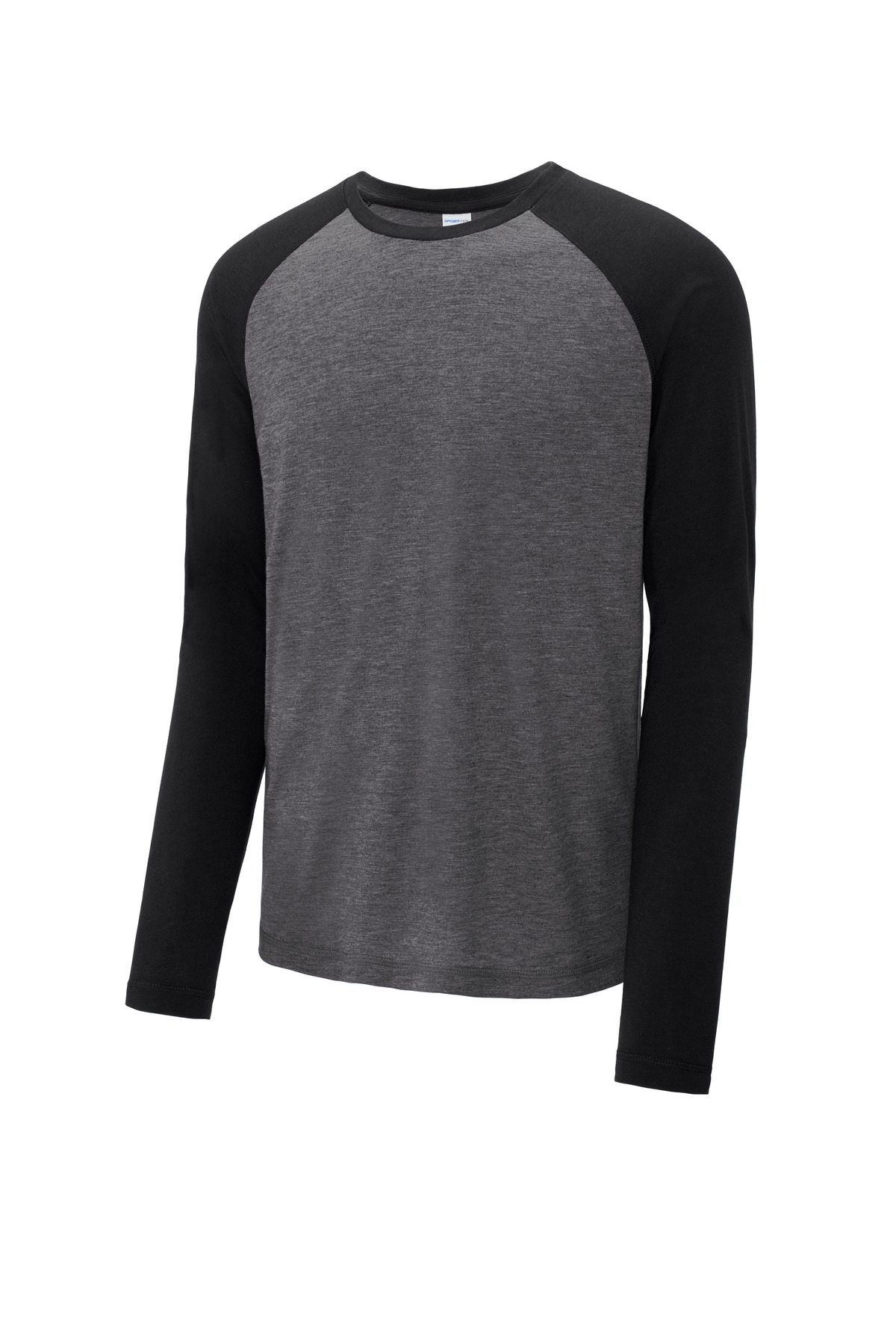 Sport-Tek PosiCharge Long Sleeve Tri-Blend Wicking Raglan Tee ST400LS 19