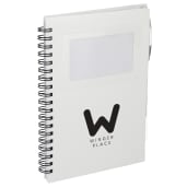 FSC® Recycled 5" x 7" Star Spiral Notebook with Pe 99