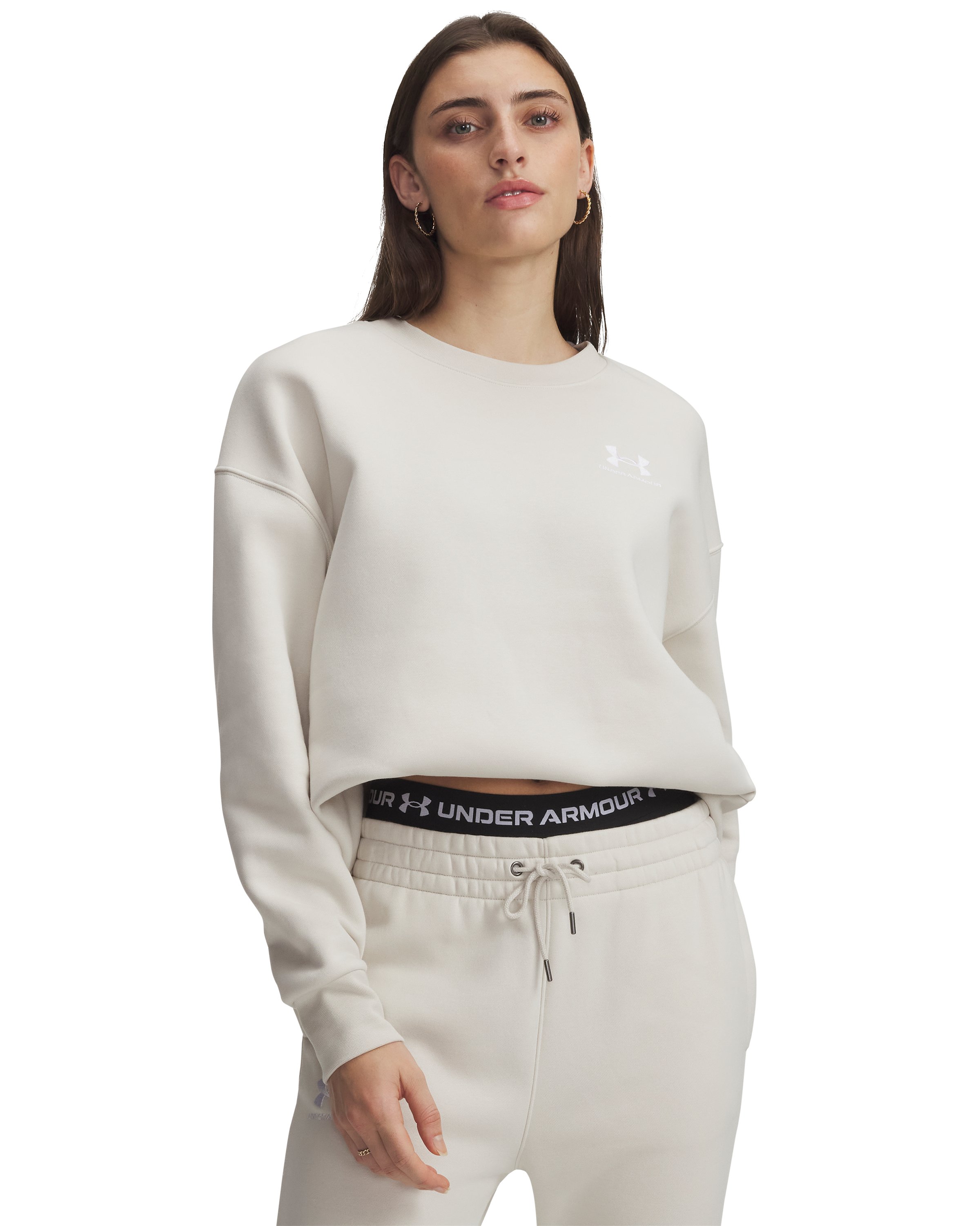 UA Icon Fleece Women's Oversized Crew 12
