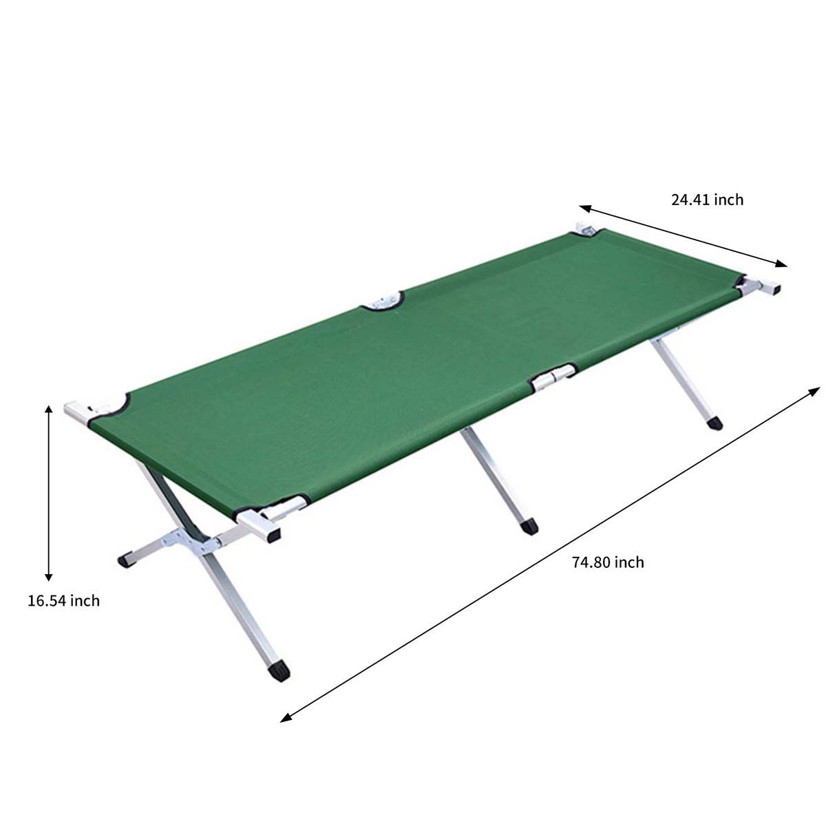 Portable Camping Cot with X Frame Design 2