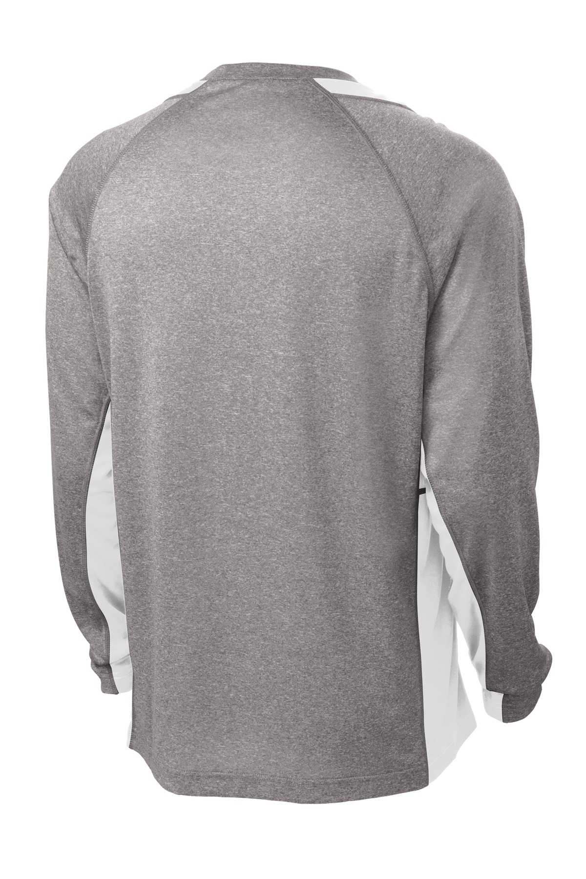 Sport-Tek Long Sleeve Heather Colorblock Contender Tee. ST361LS 20