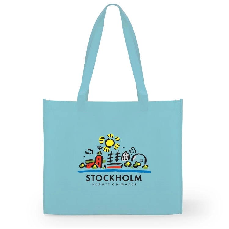 COSMO MEDIUM MATTE LAMINATED TOTE 6