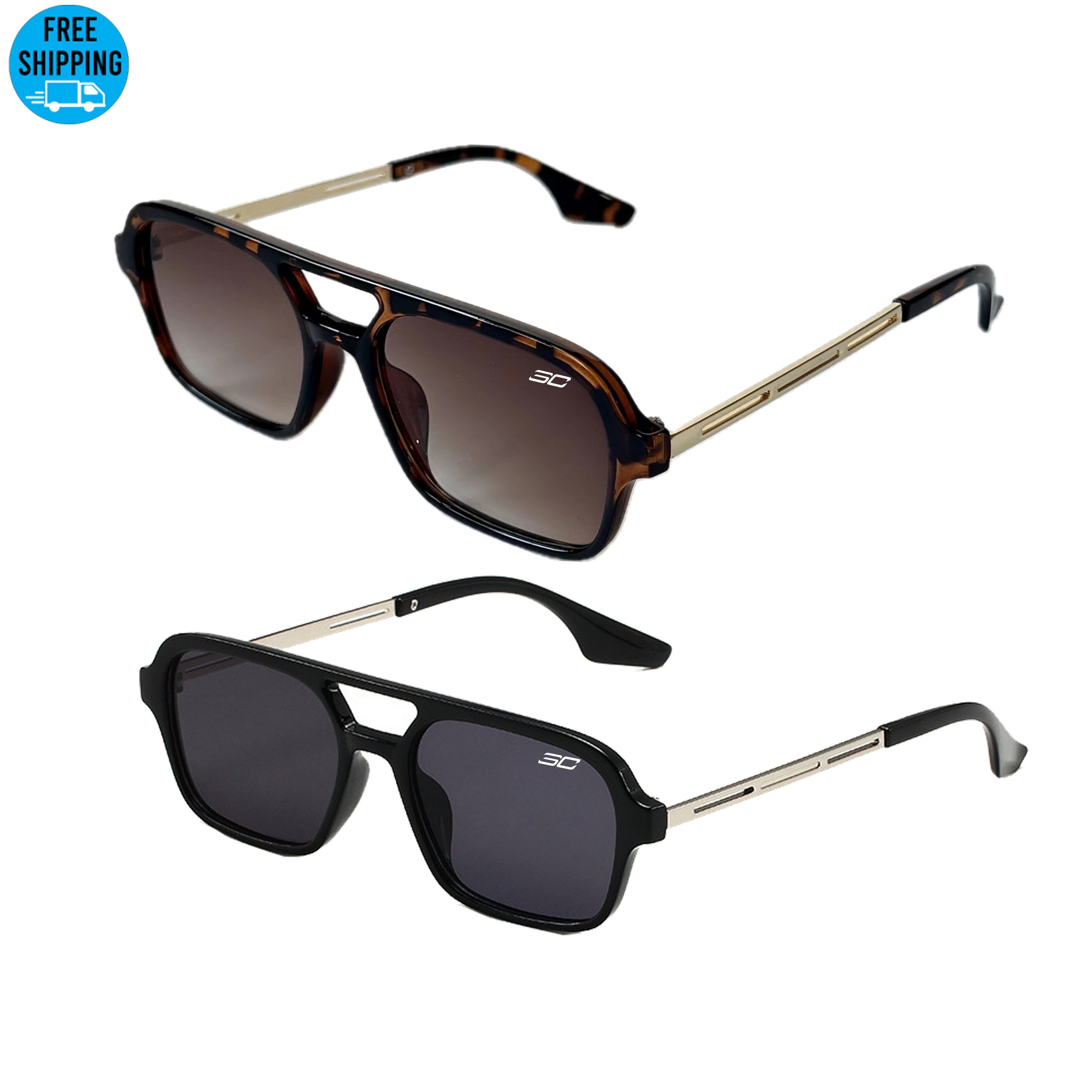 Retro Aviator Sunglasses 5